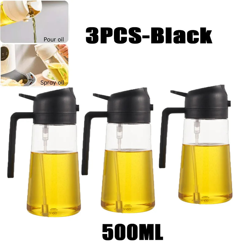 Refillable Cooking Oil Sprayer & Dispenser Bottle