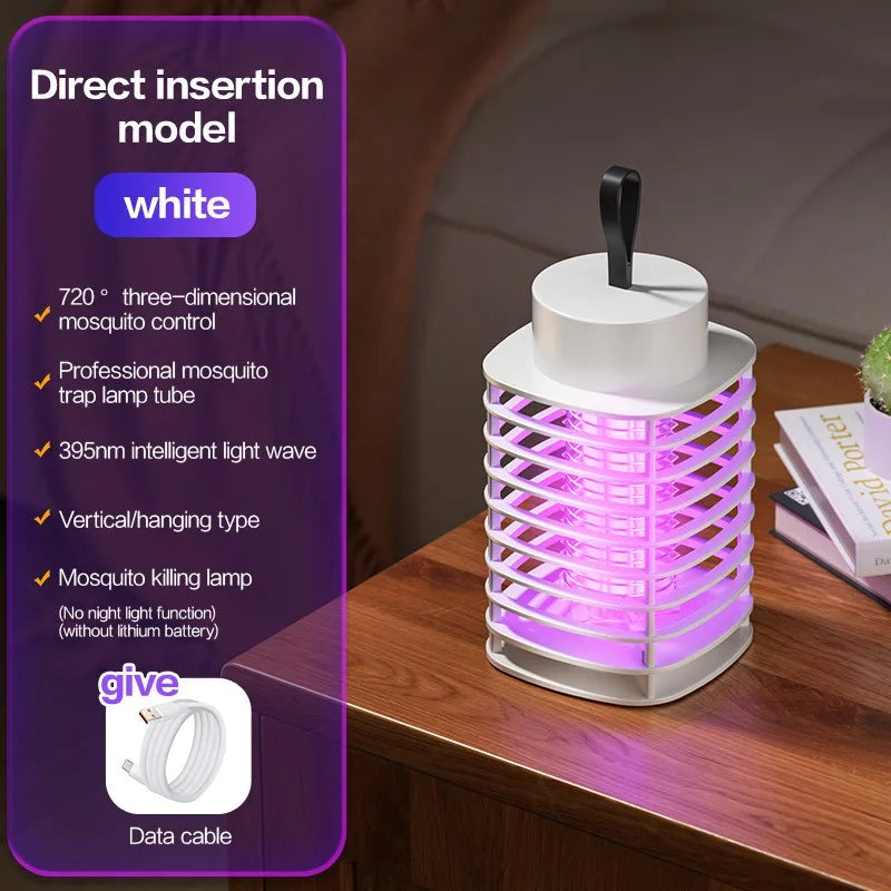 Mute Mosquito Killing Lamp Anti-Mosquito Lamp Portable Electronic Mosquito Killer Mosquito Terminator Mosquito Repellent Lamp