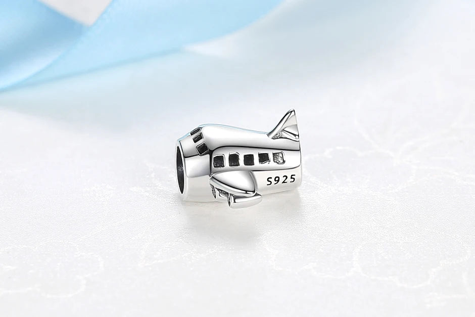 Original 925 Sterling Silver Charms Love Travel London Bus Suitcase Paris Beads Fit Brand Bracelets Necklaces Women DIY Jewelry