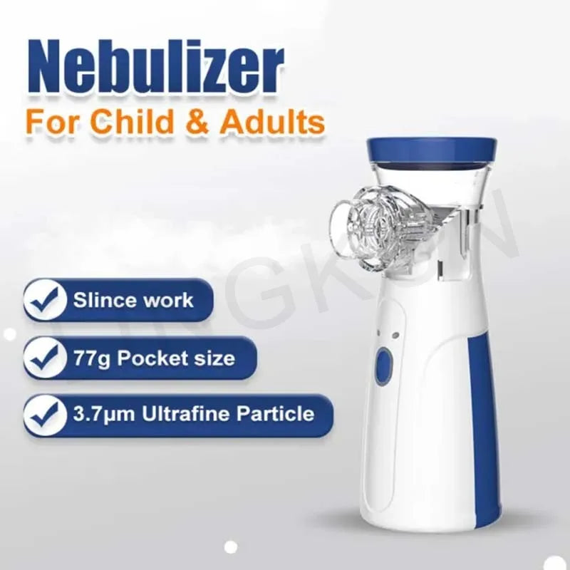 Portable Silent Mesh Nebulizer & Handheld Inhaler