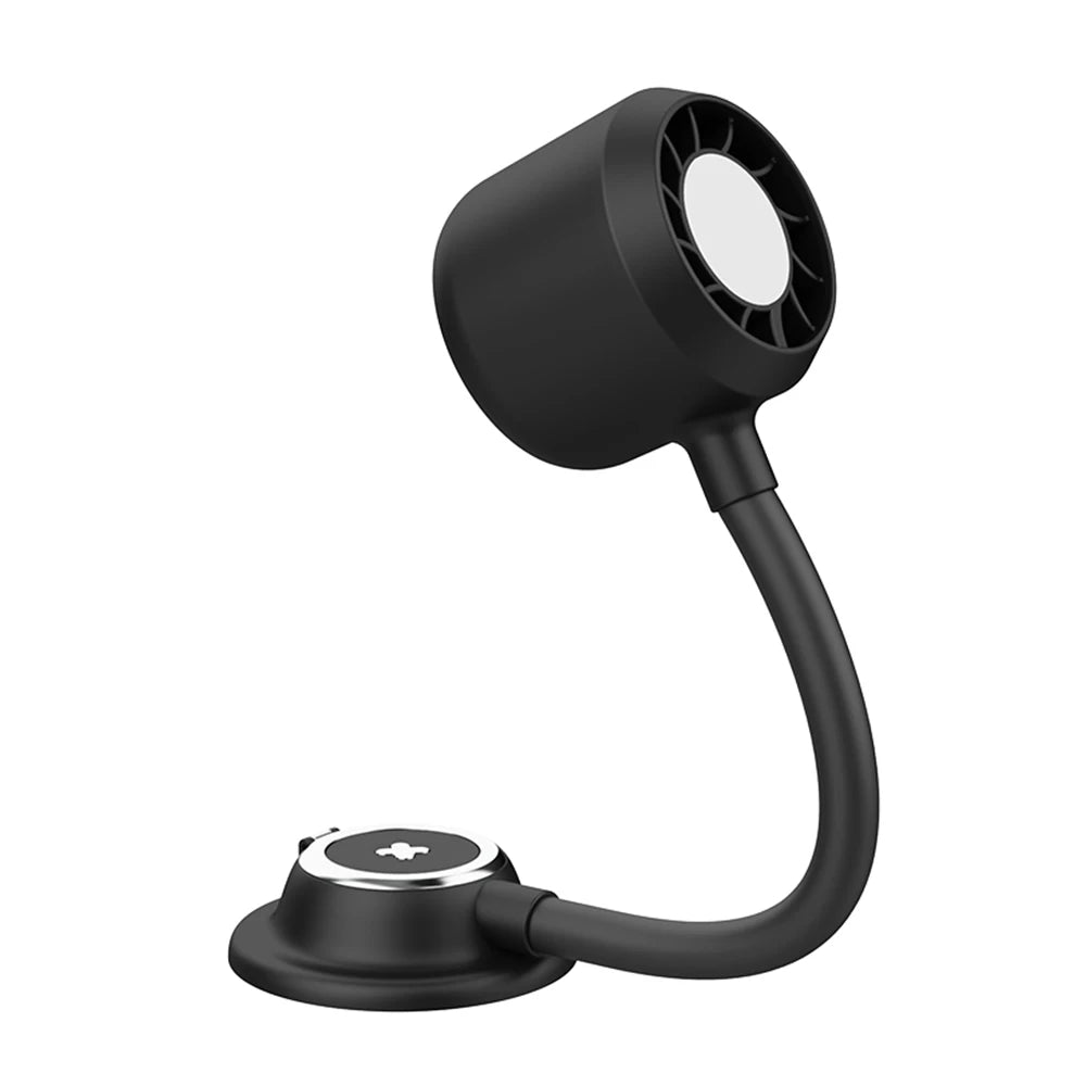 Multifunctional Handheld Mini Fan with Magnetic Phone Holder & Night Light