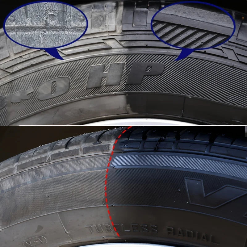 Long-Lasting High-Gloss Tire Shine & Protection Wax