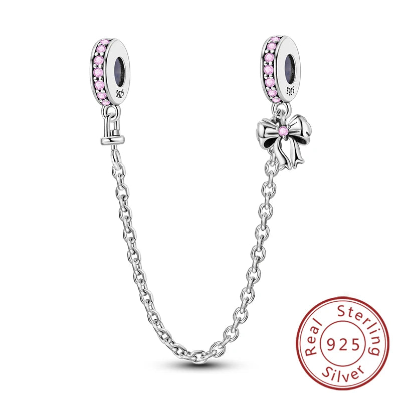 925 Sterling Silve Charms Beads Forever Love Heart Sister Family Life Charms Dangle For Bracelet Woman Jewelry Gifts