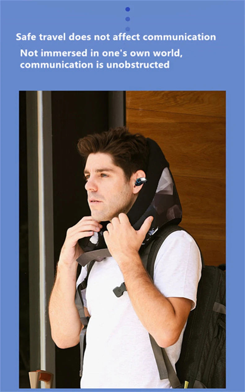 Wireless Bone Conduction Ear-Clip Bluetooth Headphones