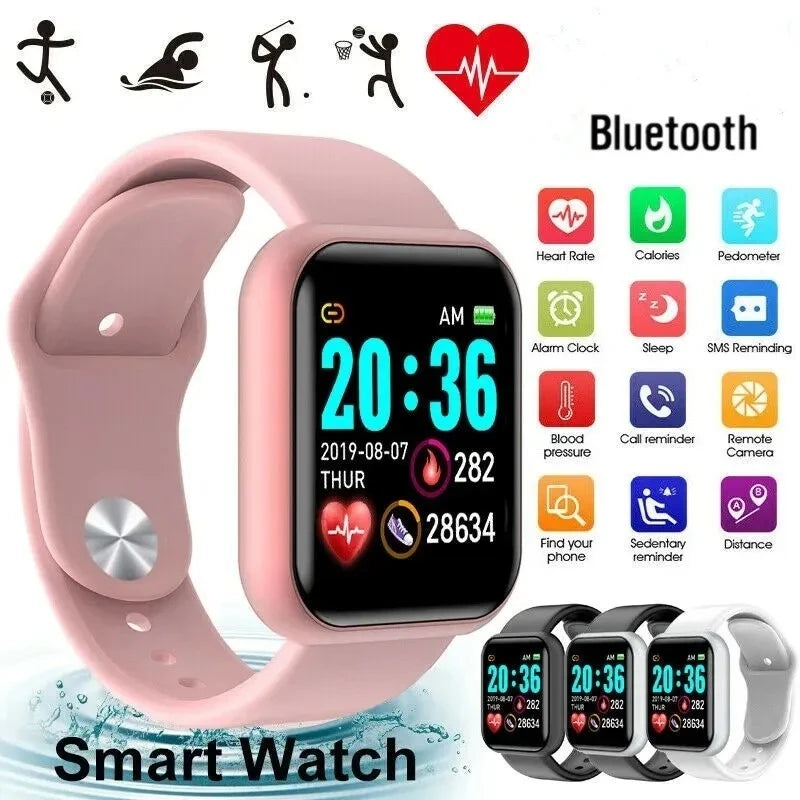 Bluetooth Smart Watch with Fitness & Sleep Tracker