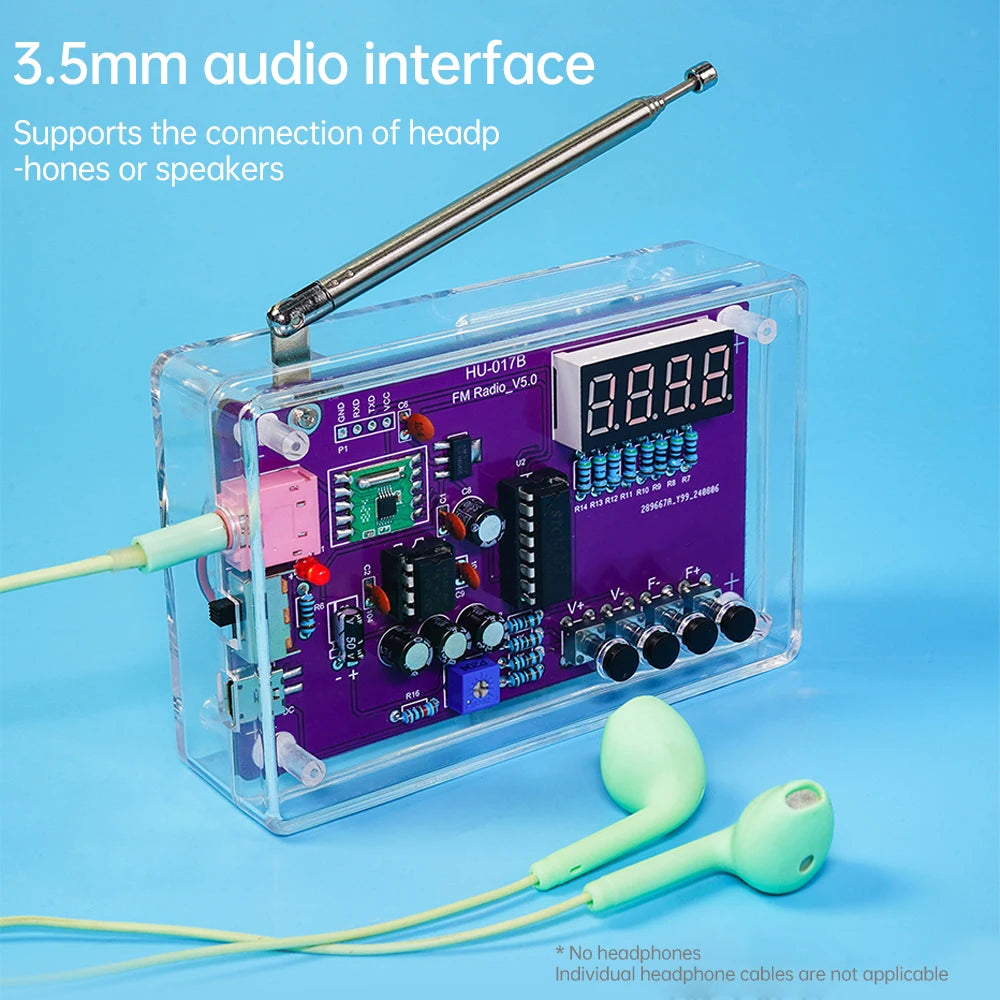 DIY FM Radio Electronic Soldering Kit (87-108MHz)