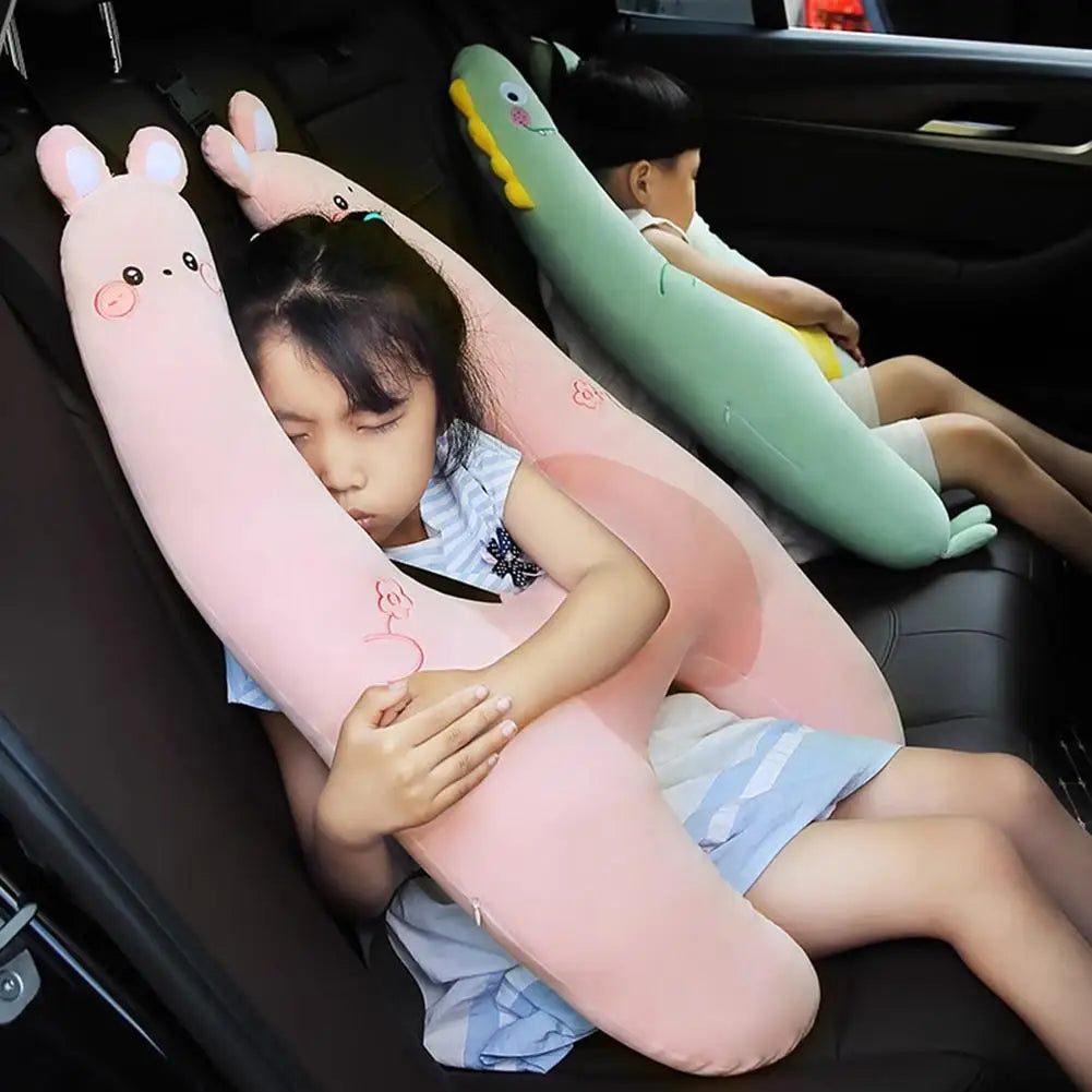 Car Child Neck Protection Pillow Child Car Sleeping Head Support Head Pillow PP Cotton Comfortable Body H Shape Travel Neck Rest