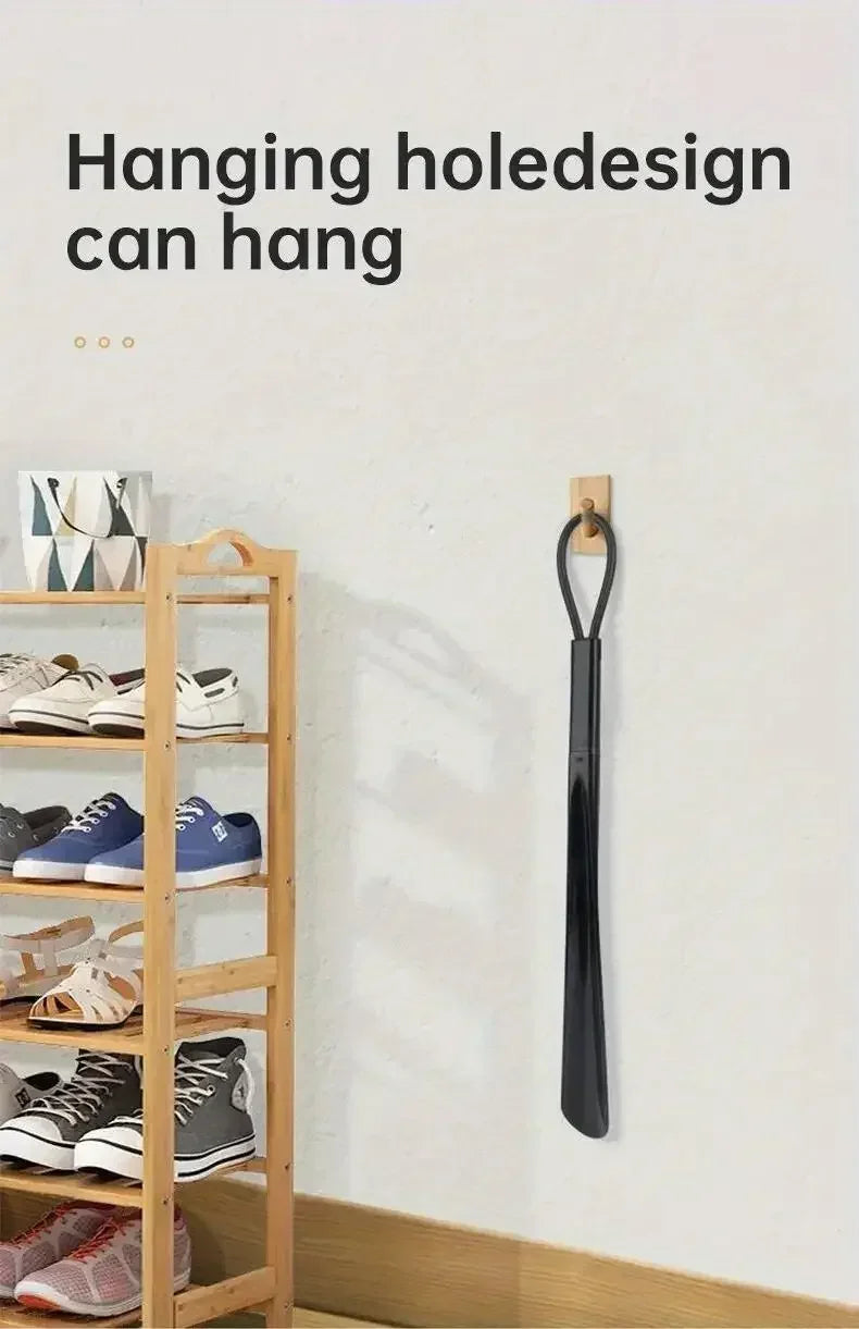 1pc Extra Long Flexible Plastic Shoe Horns Not Require Bending Durable Shoe Spoons For Pregnant Women Wearing Shoe Assistants