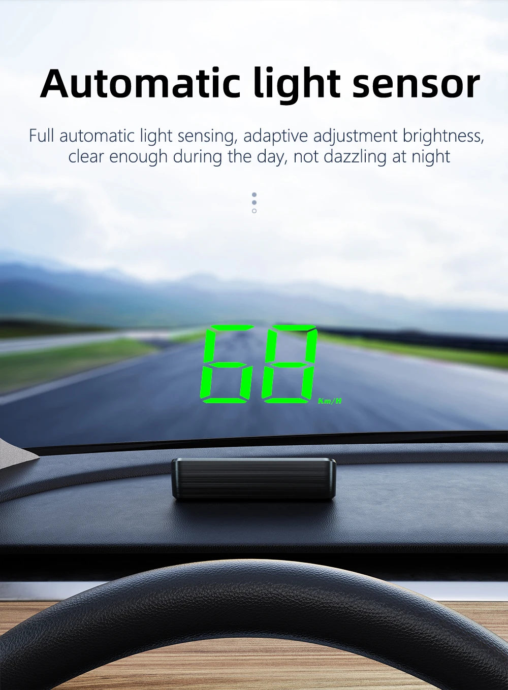M2 Universal Digital GPS Car Head-Up Display & Speedometer
