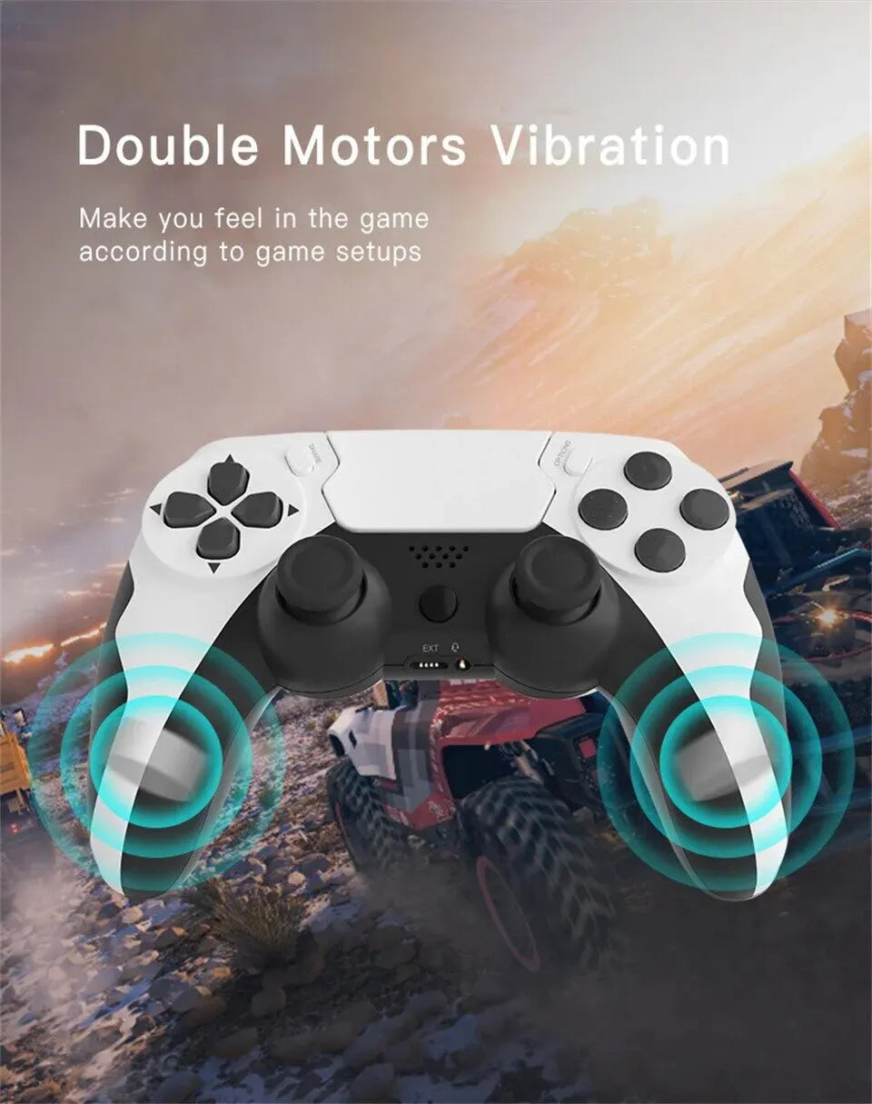 Wireless Gamepad P48 with Six Axis Gyroscope Game Controller For PS4 PS3 Console Dual Vibration PC Joystick