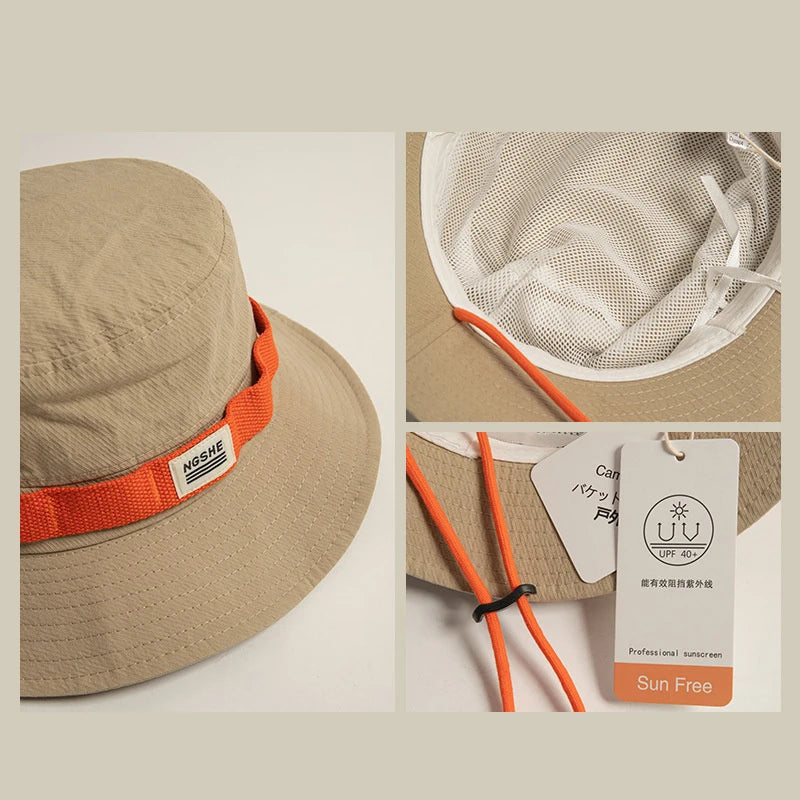 UV Protection Sun Hat for Outdoor Wide Brim Fishing Bucket Hat Men Women Summer Camping Beach Cap Sun hats for Women
