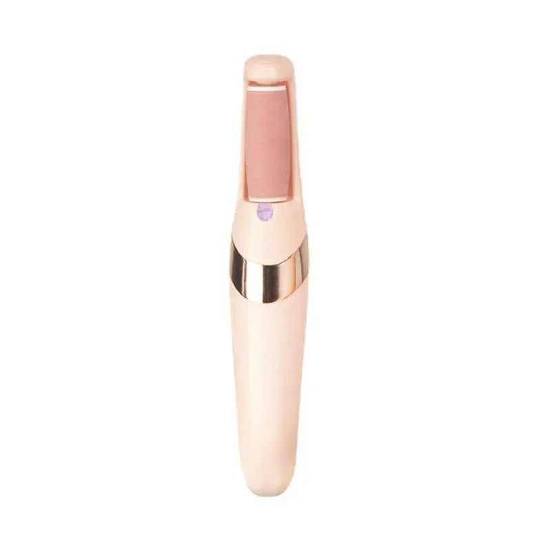 USB Electric Dead Skin Pedicure Automatic Foot Grinder Rechargeable Roller Feet Pedicure Tool with 2 Removable Roller Heads