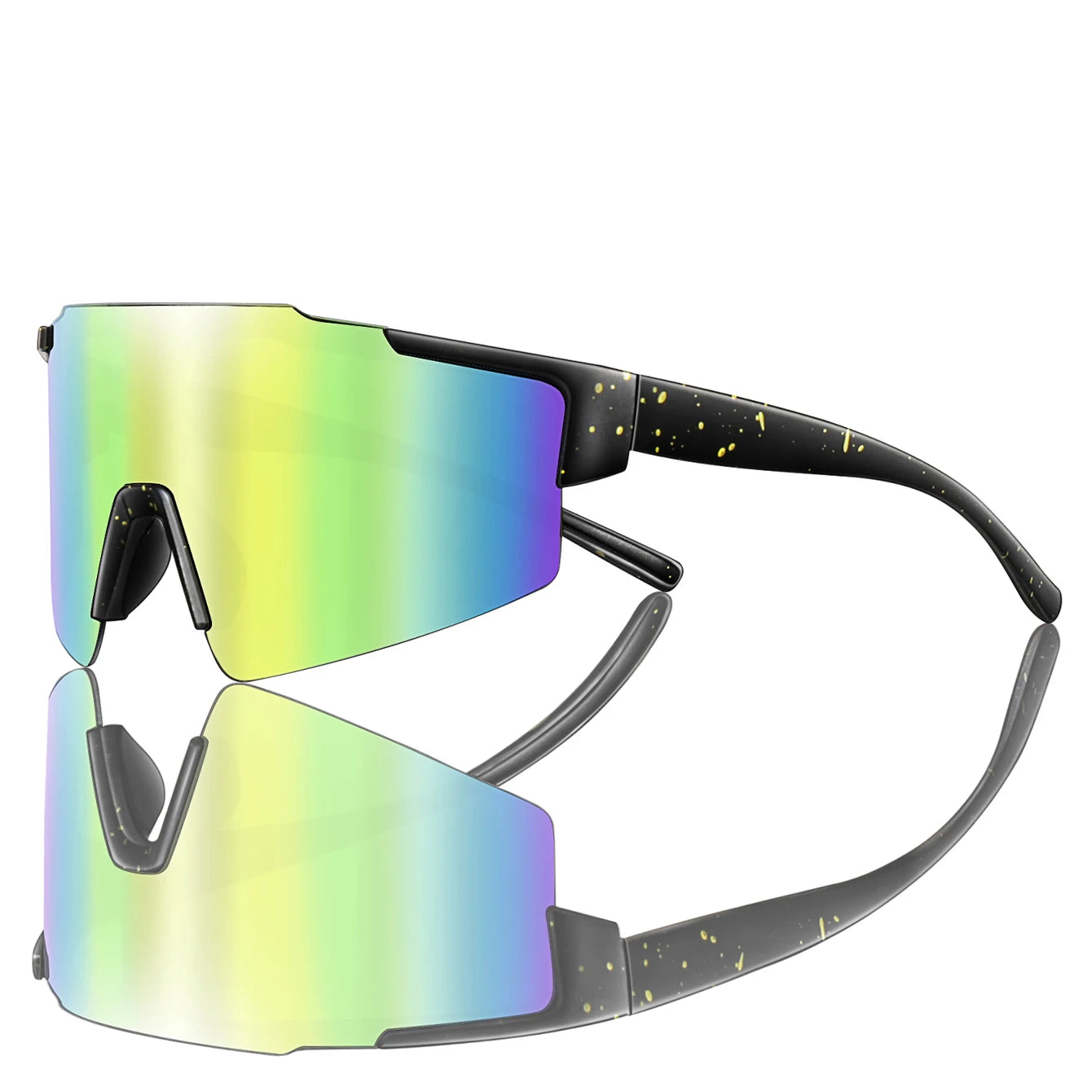 3 Pairs Fishing Sunglasses Sports Men Women Bike Glasses Cycling Mtb Bicycle Eyewear Large Windproof Goggles UV400