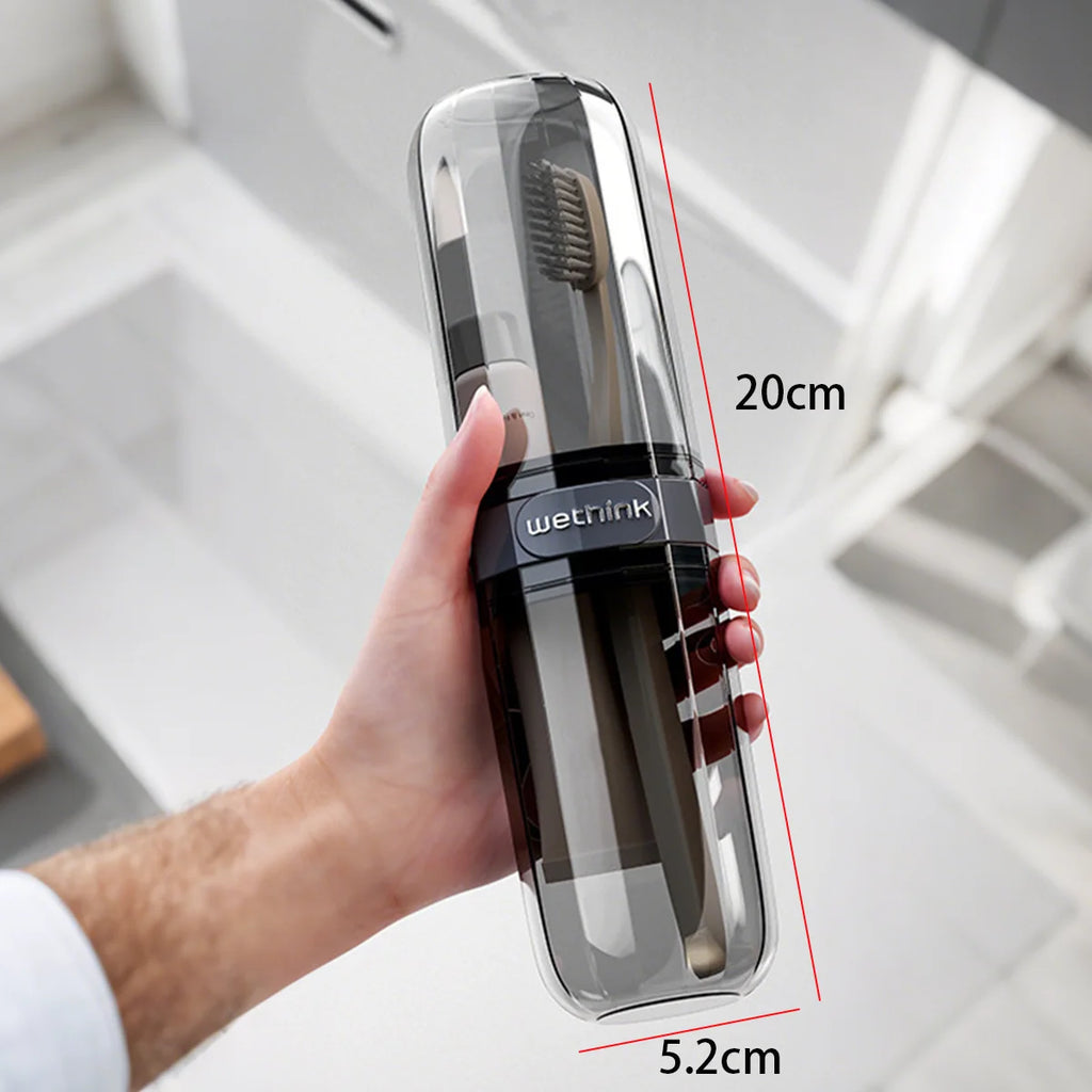 Portable Travel Toothbrush & Toothpaste Storage Case
