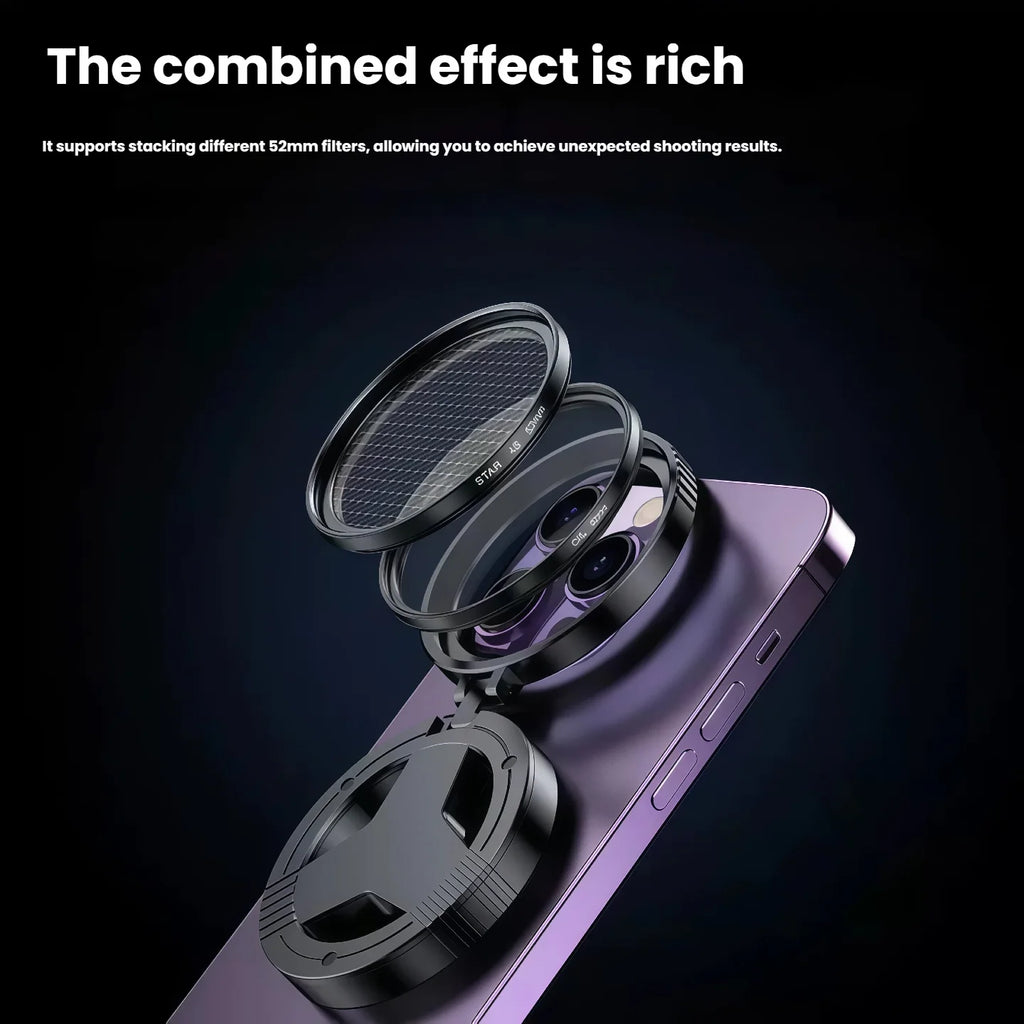 HD Magnetic Phone CPL Filter - Anti-Glare Lens for Mobile Photography