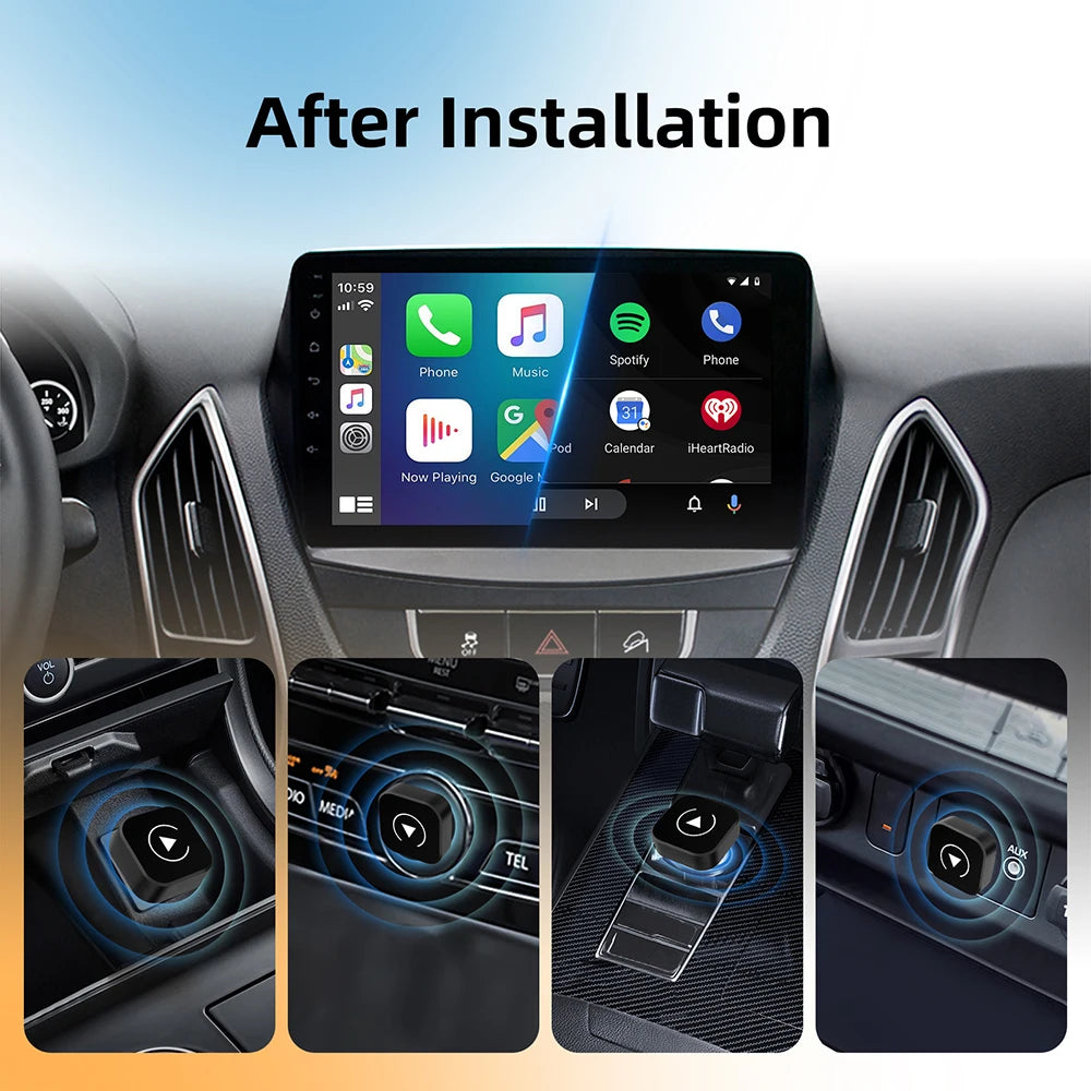 2-in-1 Wireless CarPlay & Android Auto Adapter Dongle