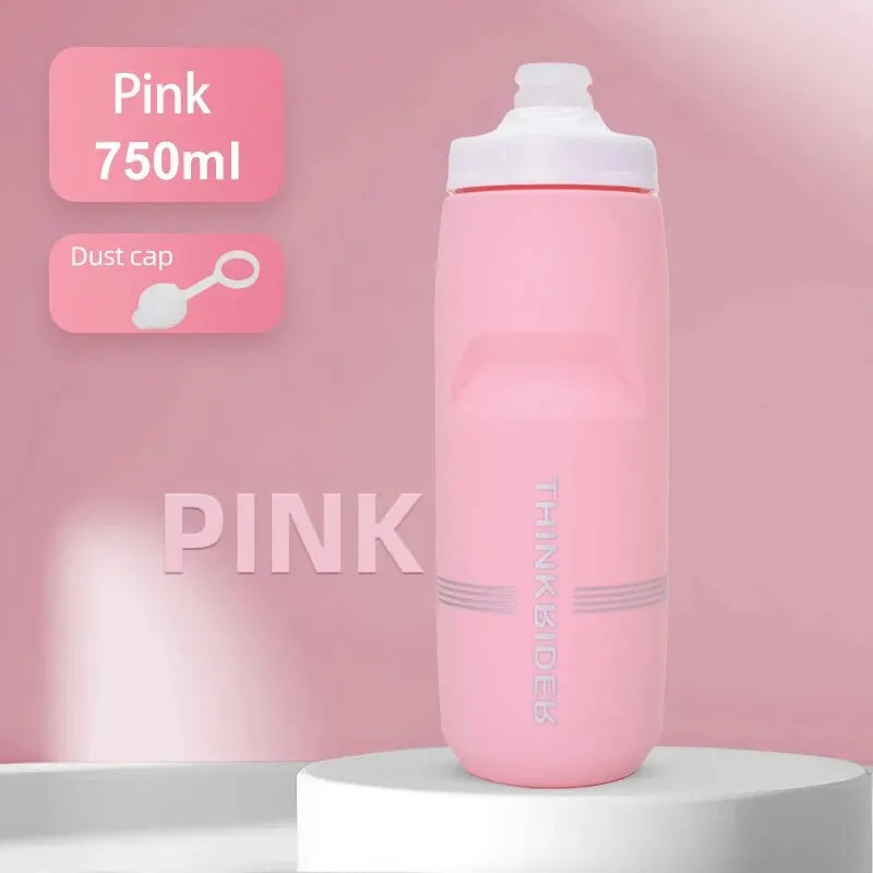 620ml/750ml Bicycle Bottle MTB Road Bike Water Bottle Outdoor Sports Plastic Portable Large Capacity Drink Cycling