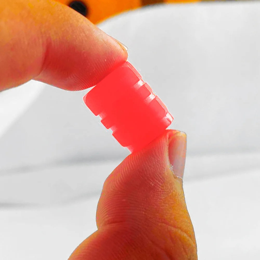 Fluorescent Night-Glowing Car & Bike Tire Valve Caps