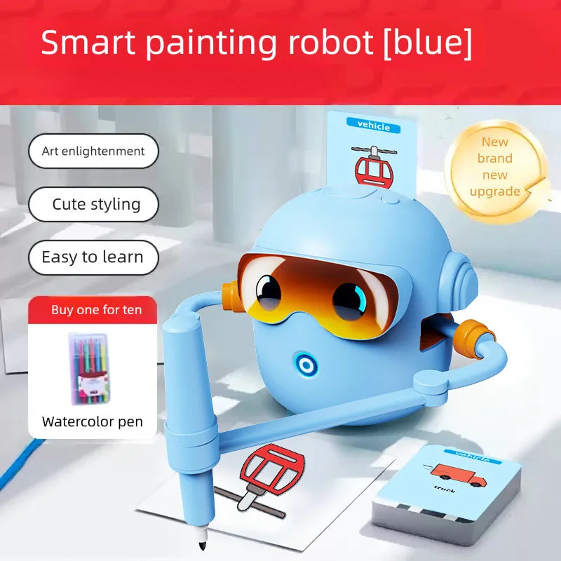 Kids Intelligent Drawing Robot – Educational STEM Toy for Boys & Girls Ages 3–12 | CE Certified