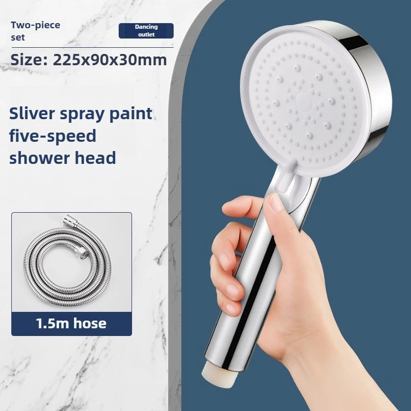 5-Mode Water-Saving Handheld Shower Head Set