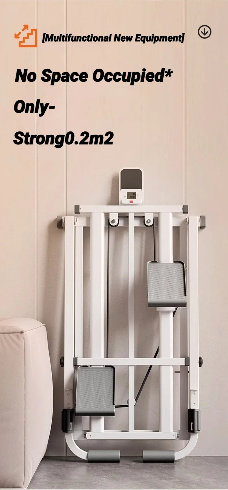 Foldable Indoor Stair Stepper Machine