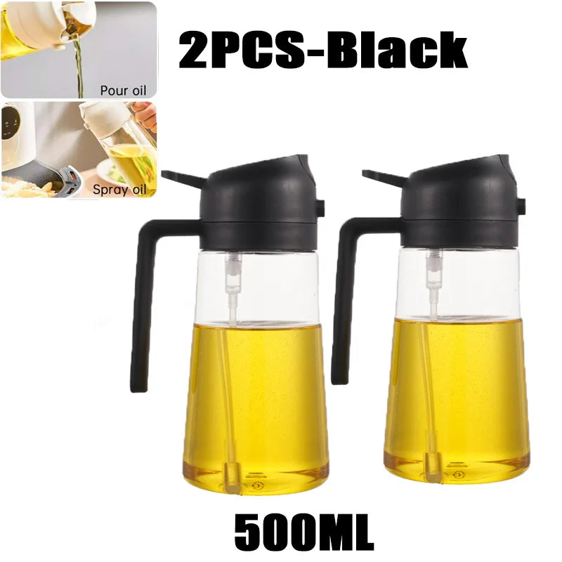 Refillable Cooking Oil Sprayer & Dispenser Bottle
