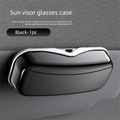 Multifunction Car Glasses Box Portable Car Sunglasses Holder Car Driving Glasses Holder Eyeglass Case Sun Visor Glasses Storage