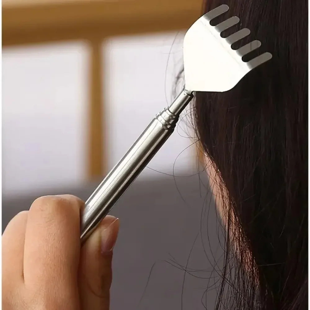 Telescopic Stainless Steel Pocket Back Scratcher