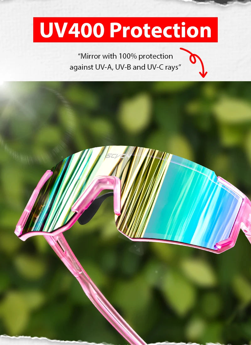 Outdoor Cycling Sunglasses Men Road Driving Bike Glasses  Sports Mountain Climbing Women Bicycle Cycling UV400 Goggles