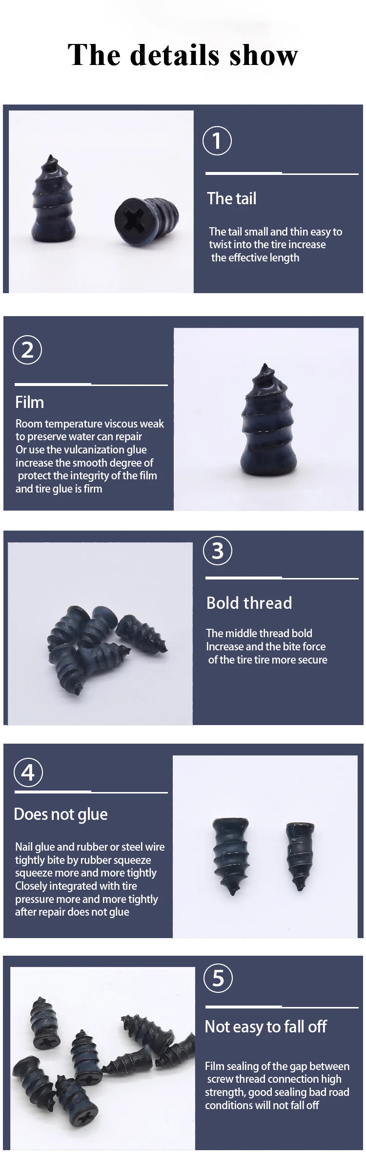 Pro-Seal Emergency Tire Repair Nails
