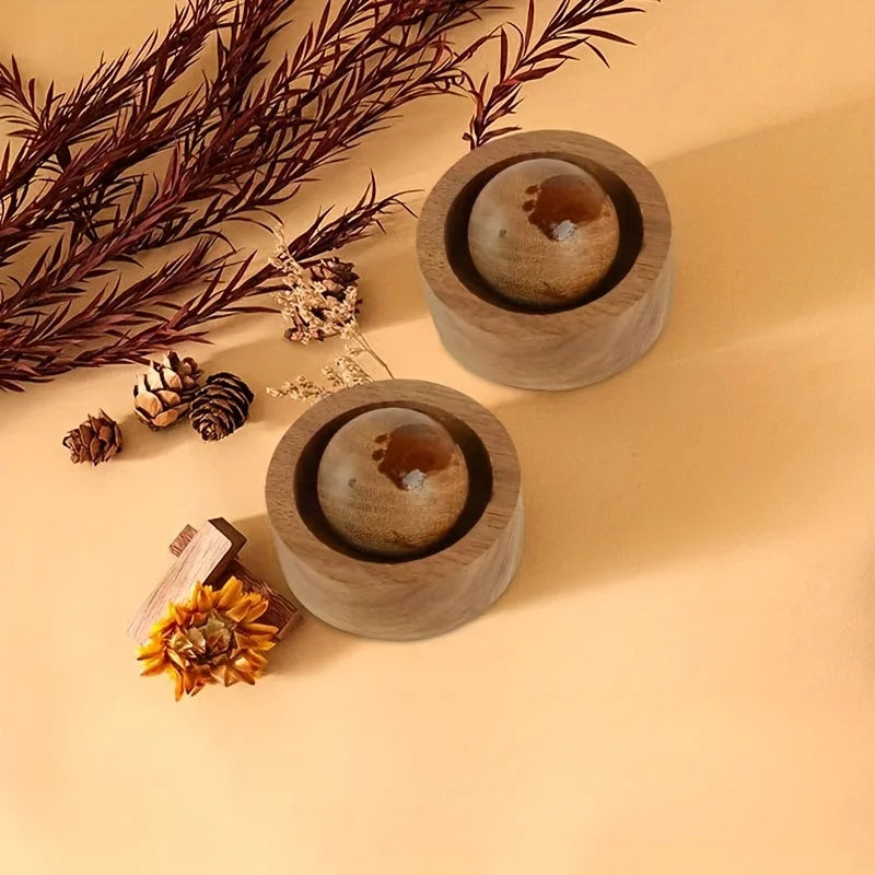 Mini Wooden Essential Oil Diffuser for Car & Home