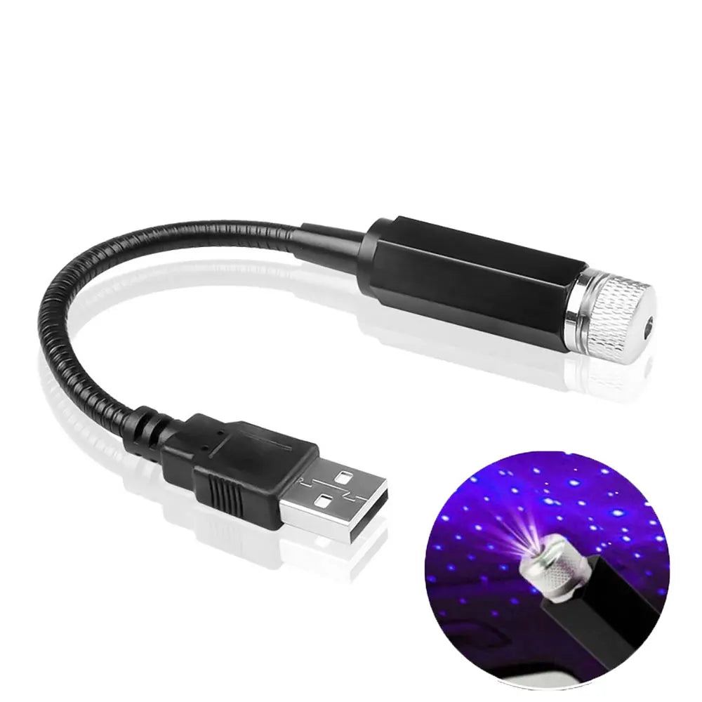 USB Mini LED Car Roof Starry Night Light Projector