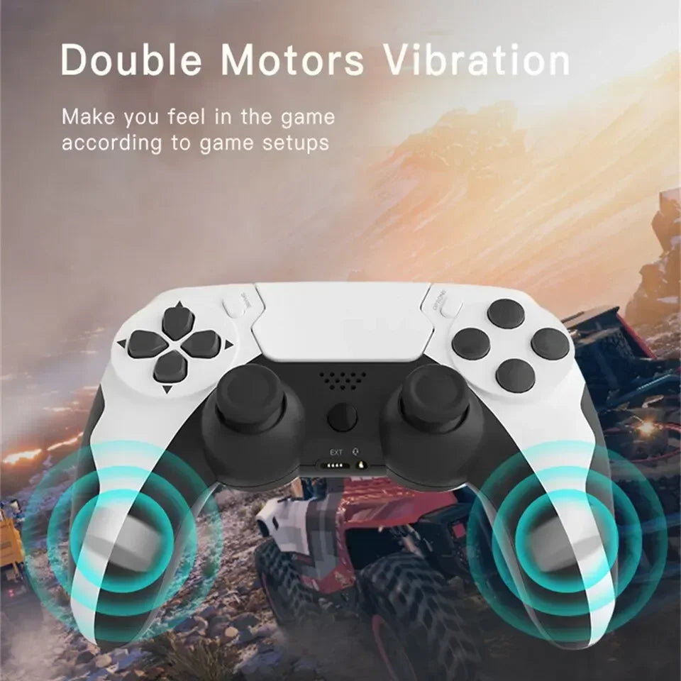 Wireless Gamepad P48 with Six Axis Gyroscope Game Controller For PS4 PS3 Console Dual Vibration PC Joystick