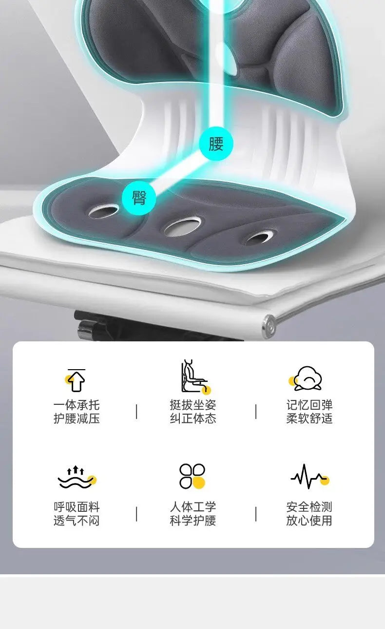 Positive waist cushion, sedentary artifact, anthropological waist support cushion, seat waist support, office cushion massage