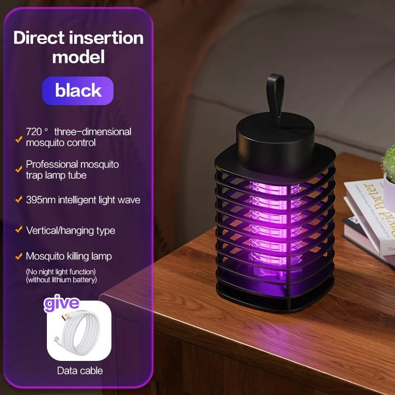 Mute Mosquito Killing Lamp Anti-Mosquito Lamp Portable Electronic Mosquito Killer Mosquito Terminator Mosquito Repellent Lamp
