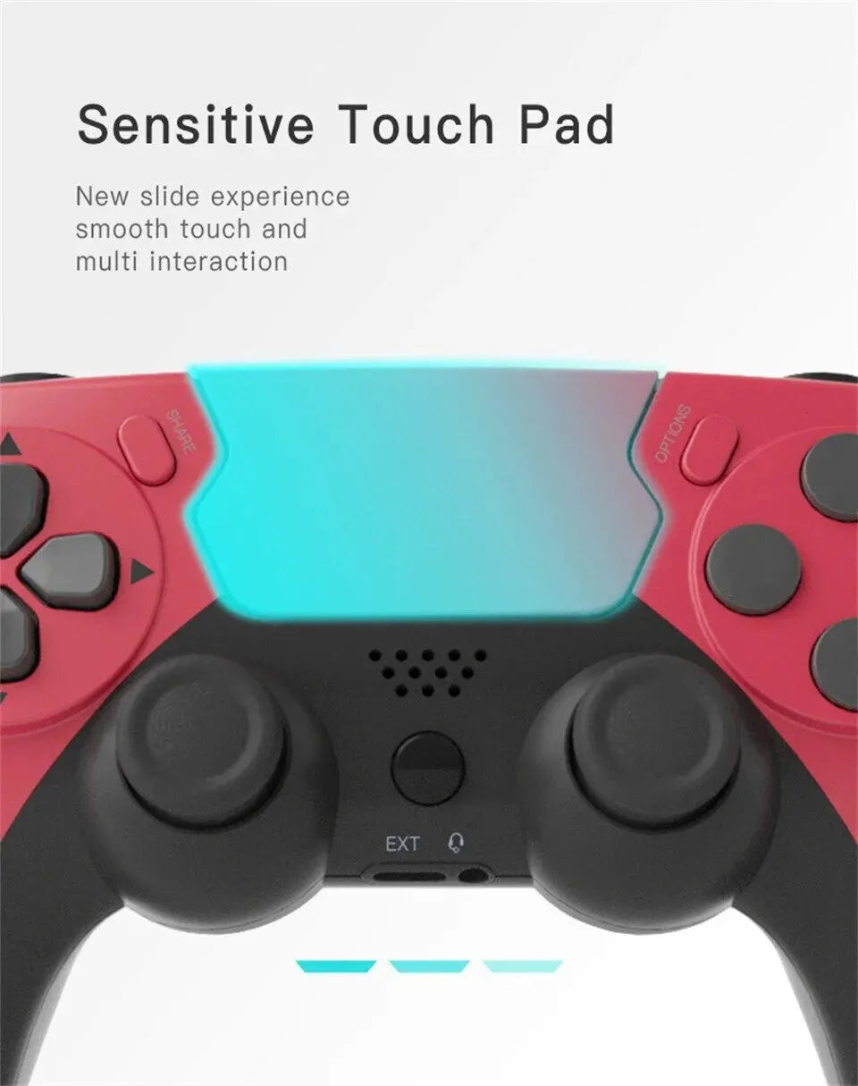 P48 Wireless Gamepad with Six Axis Gyroscope Game Controller For PS4 PS3 Console Wins 7 8 10 Dual Vibration PC Joystick