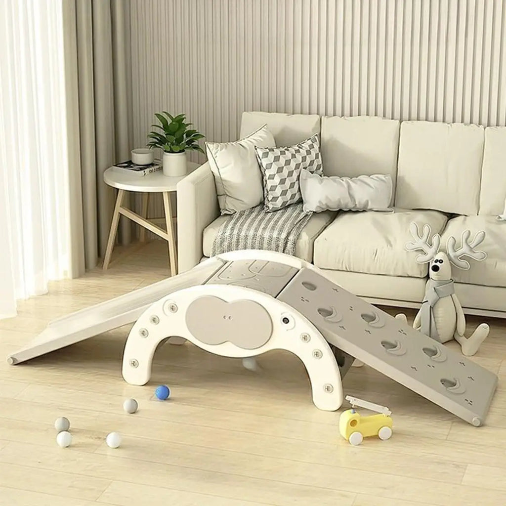 Toddler Indoor Climb Set Baby Slide Kids Rock Climbing Children Balance Board & Cradle Toys Boy Girl Playground Jungle Gym