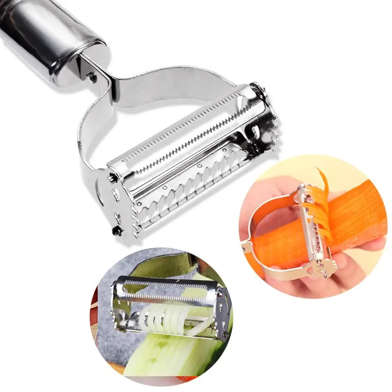 Stainless Steel Julienne & Vegetable Peeler