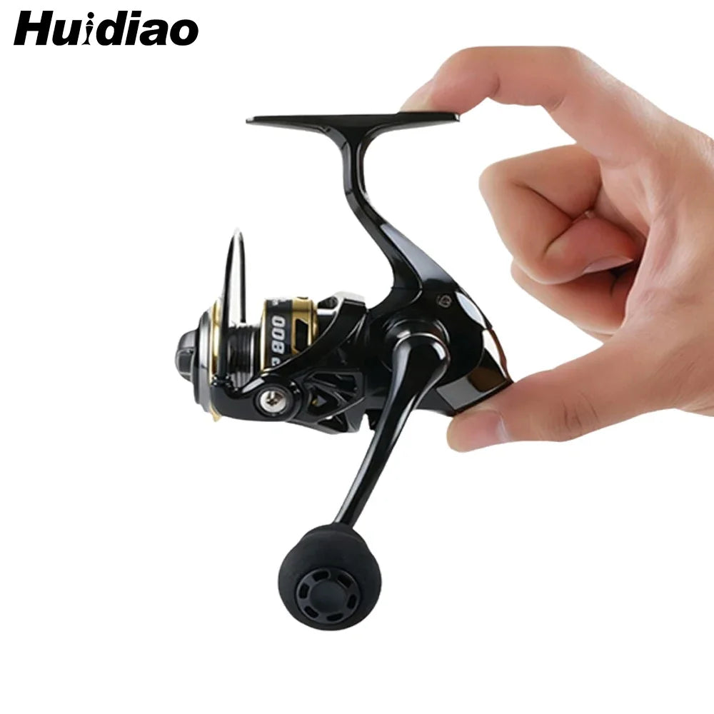 135g/4.76oz Ultralight Spinning Reel 500/800 Small Size 5.2:1 Gear Ratio Compact Ice Fishing Reel for Winter Fishing