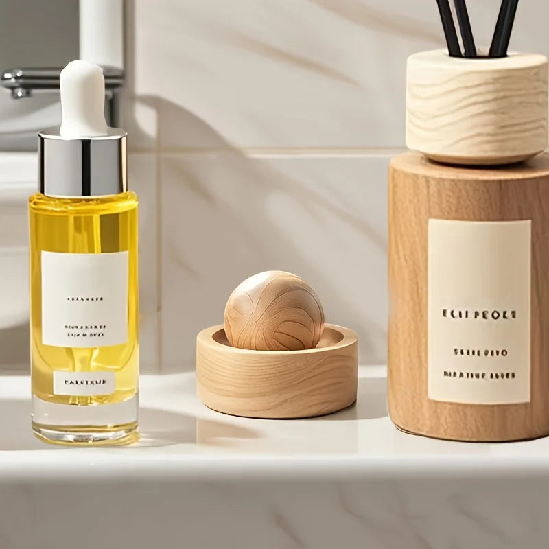 Mini Wooden Essential Oil Diffuser for Car & Home
