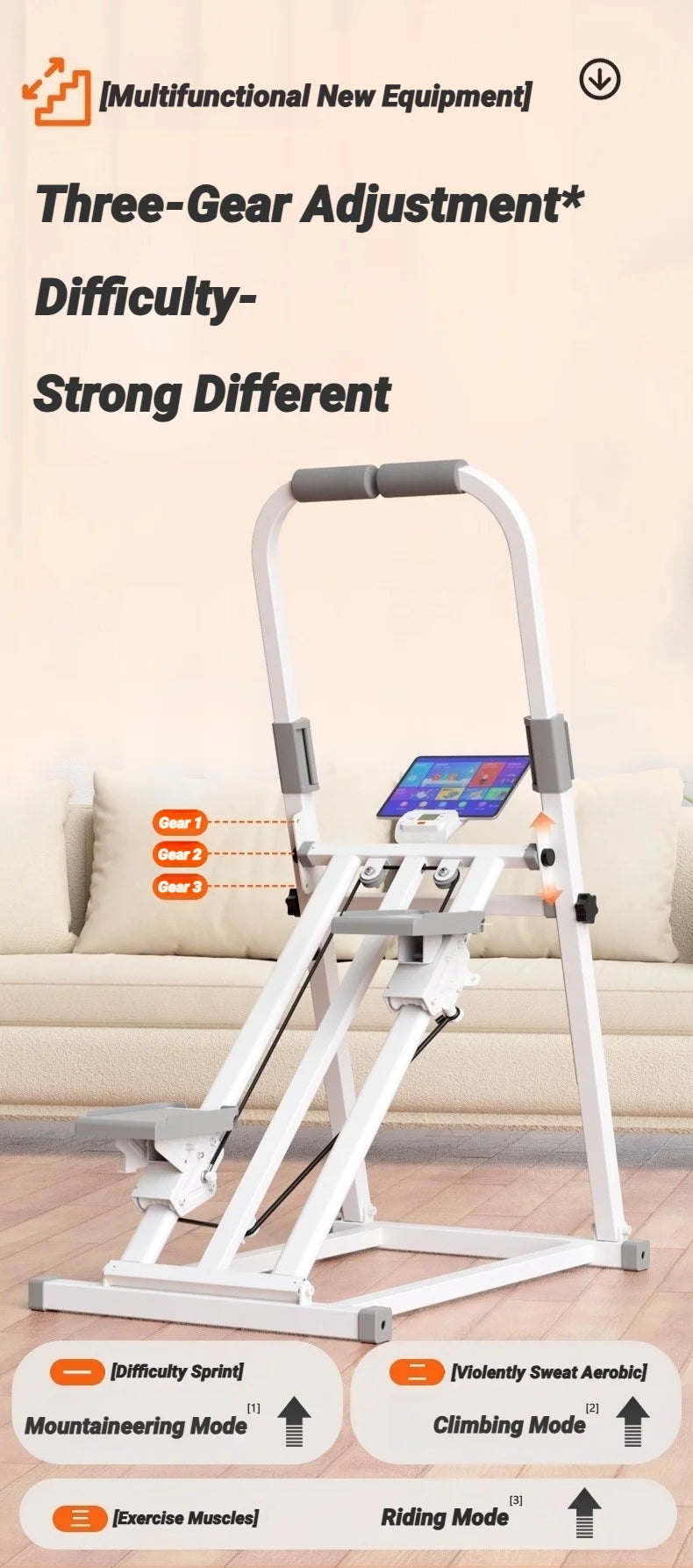 Foldable Indoor Stair Stepper Machine