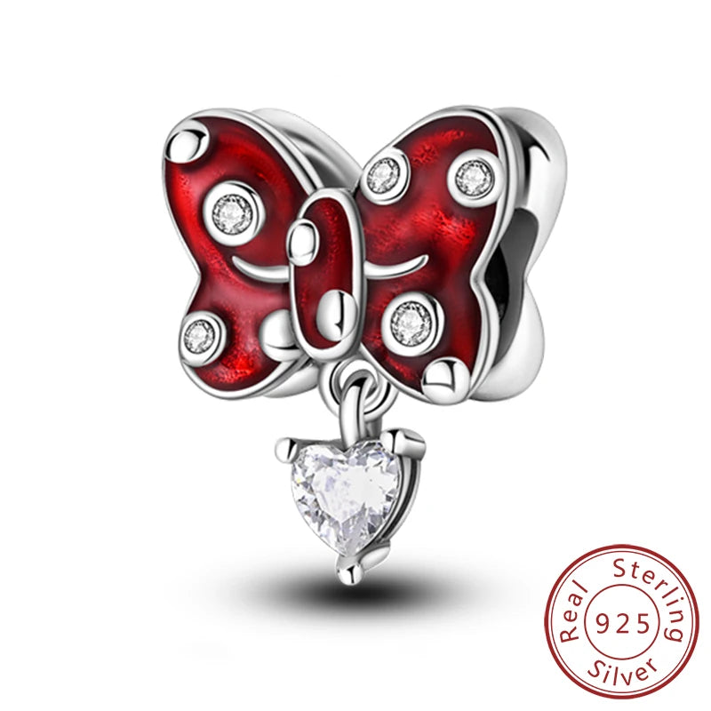 925 Sterling Silve Charms Beads Forever Love Heart Sister Family Life Charms Dangle For Bracelet Woman Jewelry Gifts