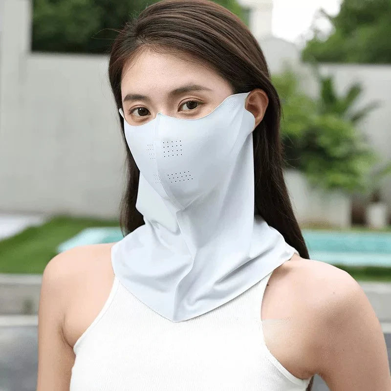 UPF50+ New Sun Protection Face Mask Breathable Moisturizing Sunscreen Mask Spring Summer Fashion Protection UV Protection Women