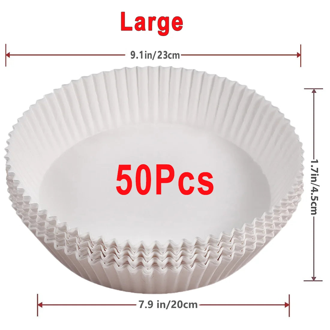 Round Non-Stick Air Fryer Disposable Paper Liners