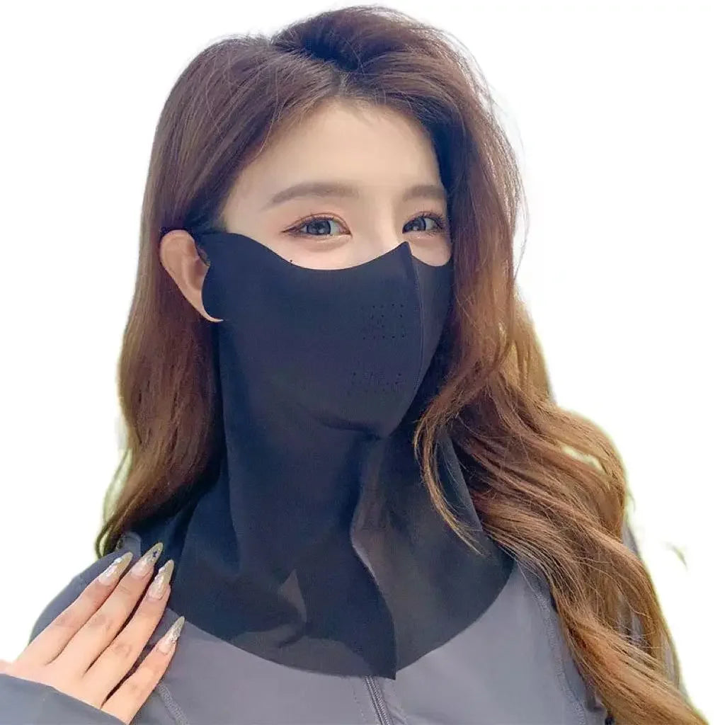 UPF50+ New Sun Protection Face Mask Breathable Moisturizing Sunscreen Mask Spring Summer Fashion Protection UV Protection Women