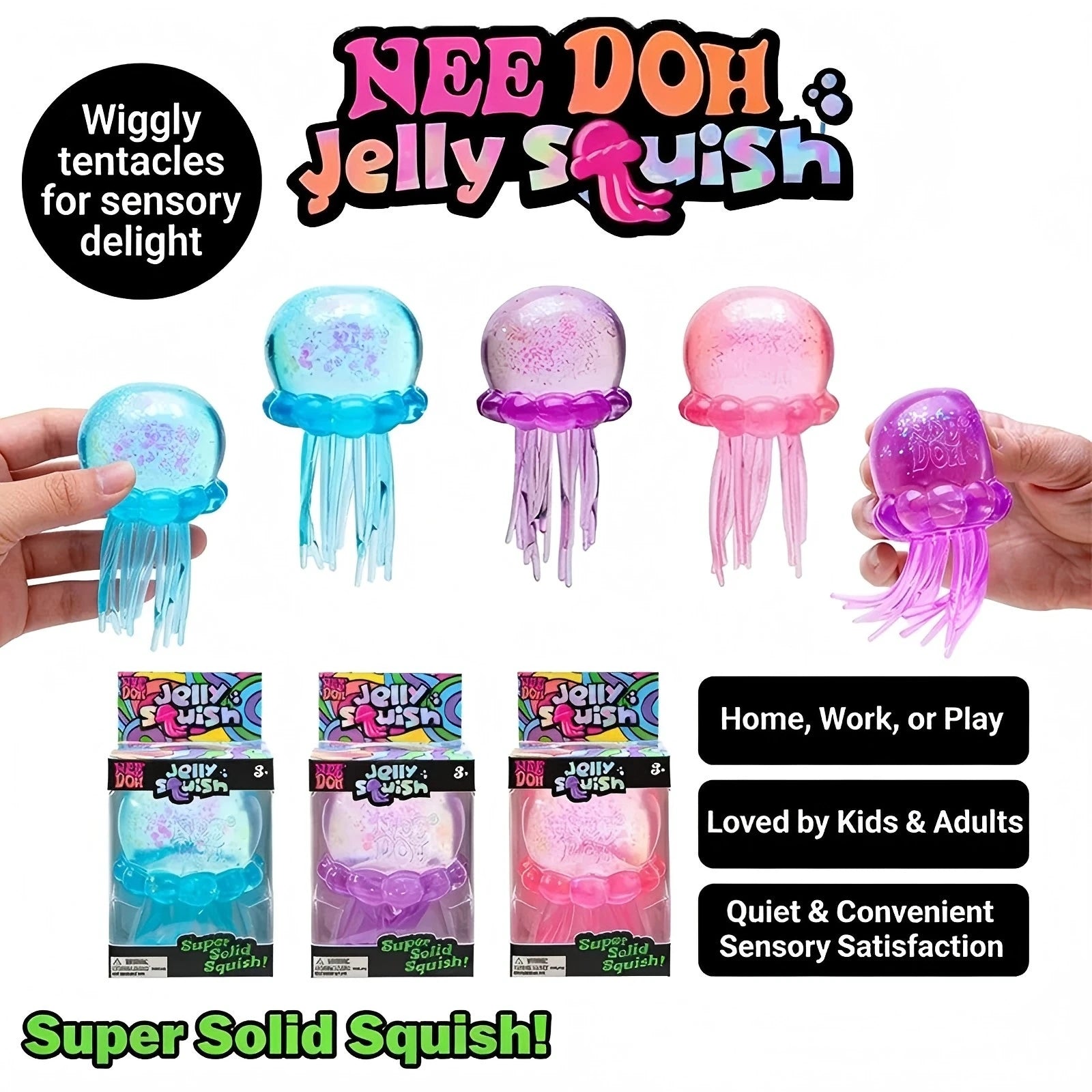 NeeDoh JellySquish Sensory Fidget Toy