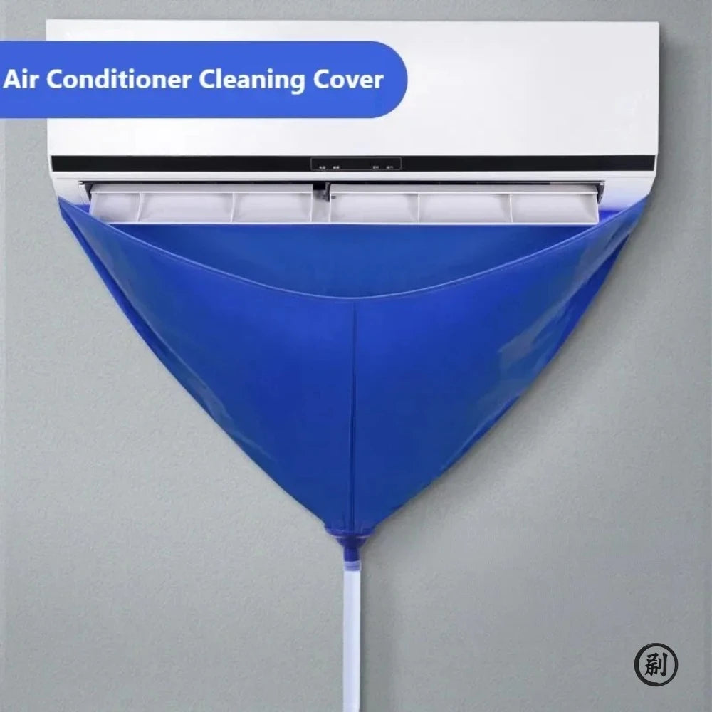 100 cm Thickened Cleaner Air Coditioning Cleaning Cover Bag PVC with Water Pipe Home 1-1.5P Split Hanging Air Conditioner Tools
