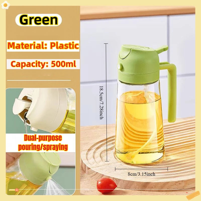 Refillable Cooking Oil Sprayer & Dispenser Bottle