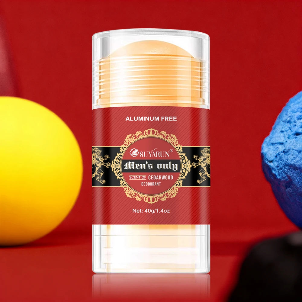 Men's Natural Deodorant Stick for Full Body Odor Protection, 48H Freshness, Sensitive Skin Safe, Travel-Friendly.