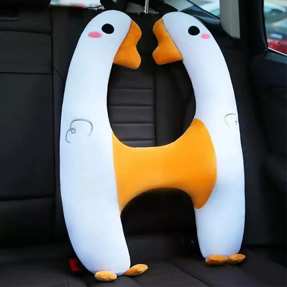 Car Child Neck Protection Pillow Child Car Sleeping Head Support Head Pillow PP Cotton Comfortable Body H Shape Travel Neck Rest